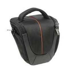 YUMA coldre câmera saco M preto / laranja