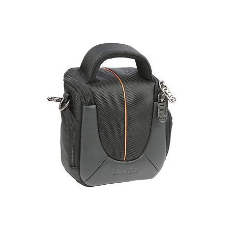 YUMA bolsa de câmera S preto / laranja