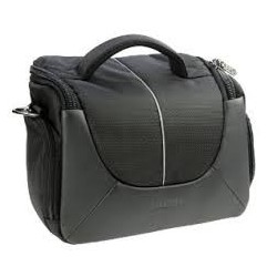 YUMA câmera saco de L preto / prata