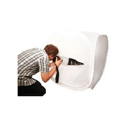 Acomodando caixa dobrável branco 90x90 cm