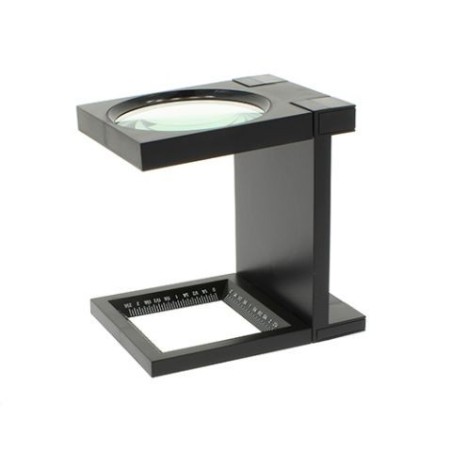 Lupa de Mesa Dobrável FD90 2,5x 90mm