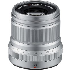 FUJINON Lens XF50mm F2 R WR Silver
