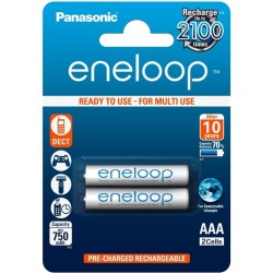 1x2 Panasonic Eneloop Micro AAA 750 mAh