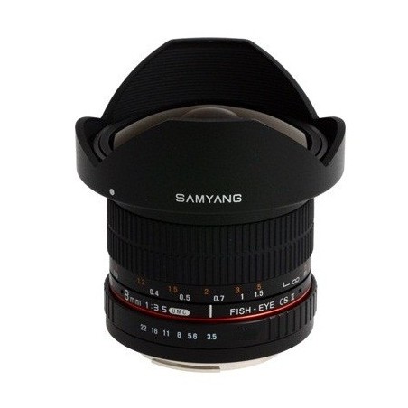 Samyang 8mm F/3.5 UMC CS II Fisheye - Nikon AE