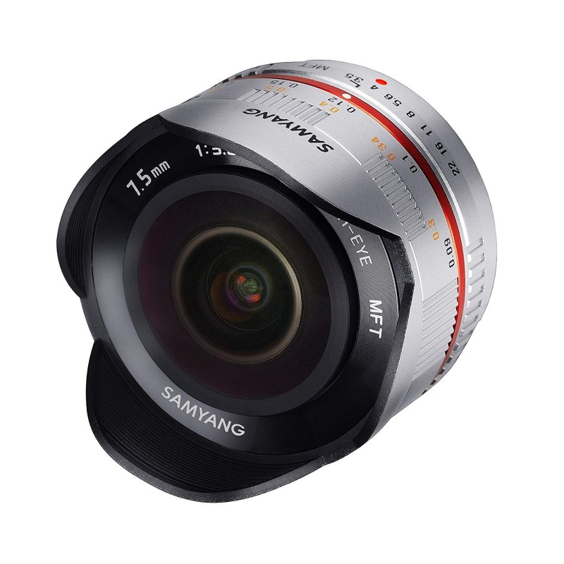 Samyang 7,5mm F/3.5 UMC Fisheye - Micro 4/3 Argent