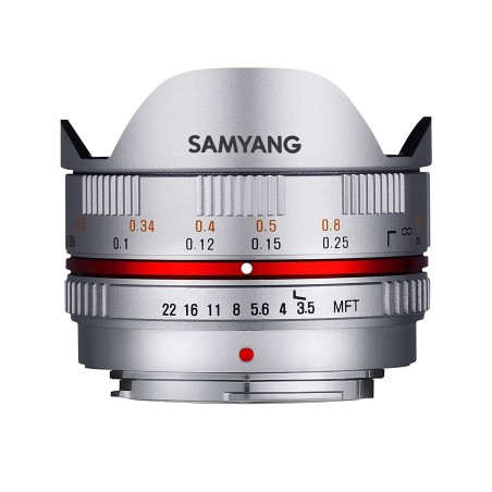 Samyang 7,5mm F/3.5 UMC Fisheye - Micro 4/3 Argent