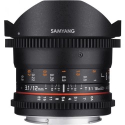Samyang 12mm T3.1 Fisheye VDSLR - Nikon