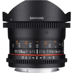 Samyang 12mm T3.1 Fisheye VDSLR - Sony E