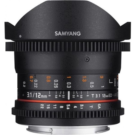 Samyang 12mm T3.1 Fisheye VDSLR - Sony E