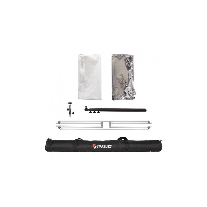 Refletor Quadrado 110cm c/ Braço Telescópico