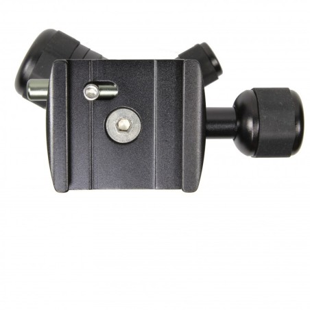 Cabeça de tripé com dupla segurança