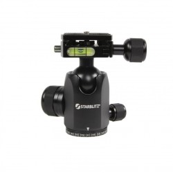 Cabeça de tripé com dupla segurança