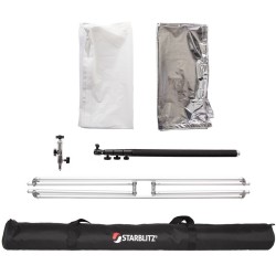 Refletor quadrado 110cm com braço telescópico 2