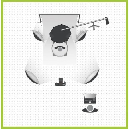 Mode360 Twister L100 CM with Turntable 100 cm