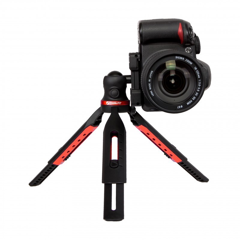 Tripé de mesa de 2 níveis