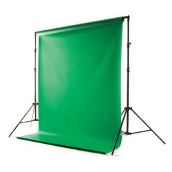 Sistema de fundo com vinil Chroma Key Green 2,75m
