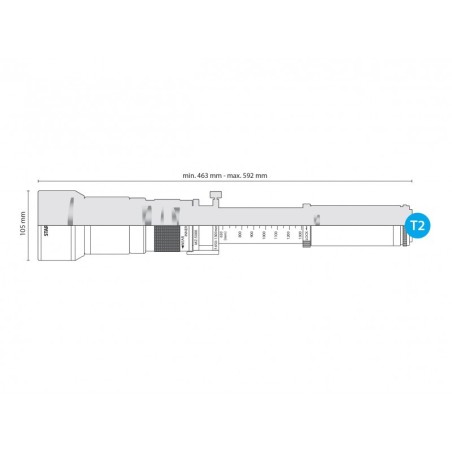 Telezoom 650-1300mm F8-16 Monture T2