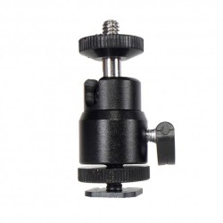 Mini cabeça esférica P/ 2 kg para  na sapata do flash