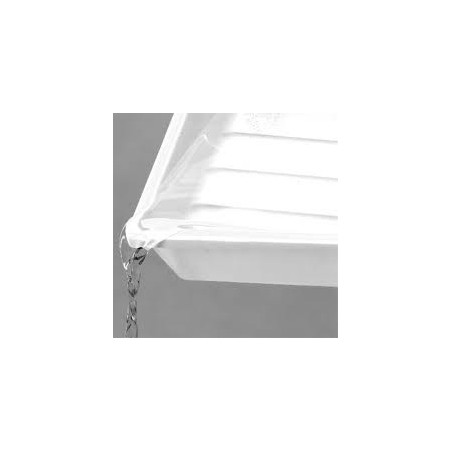 Kaiser laboratório prato 24x30 4168 vermelho/branco