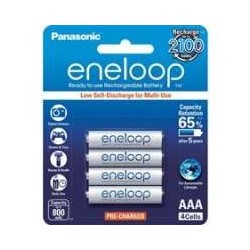 PANASONIC RECHAREABLE AAA NI-MH 1,2 V/800mAH  4X